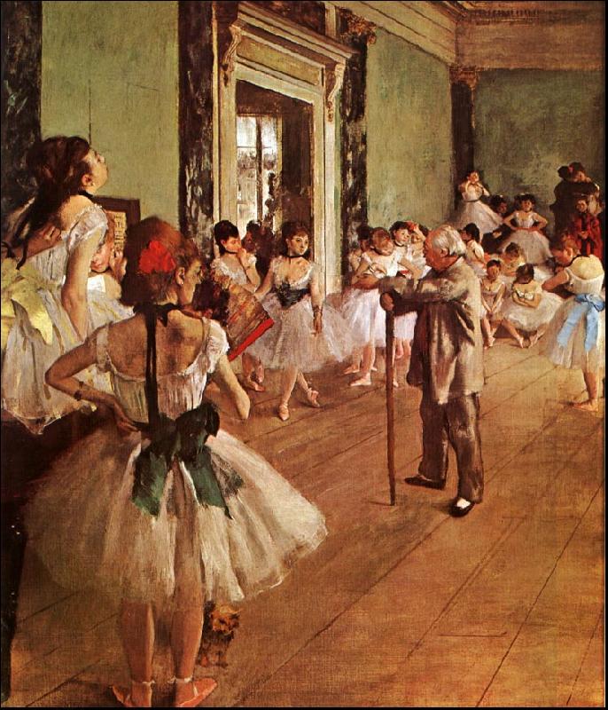 Edgar Degas The Dance Class oil painting picture